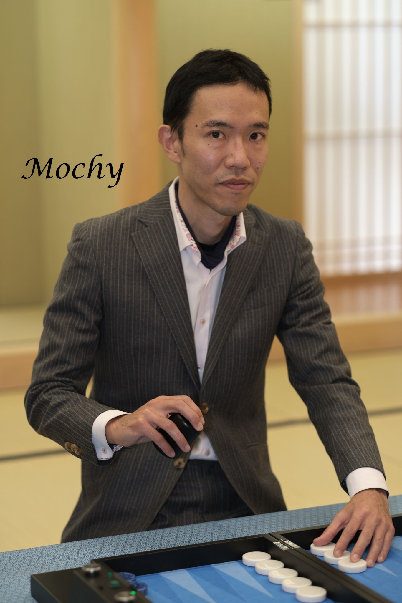 Wolrd No.1 Pro Backgammon Player, Mr.Mochizuki.
